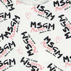 Girls White Logo Dress, 1, hi-res