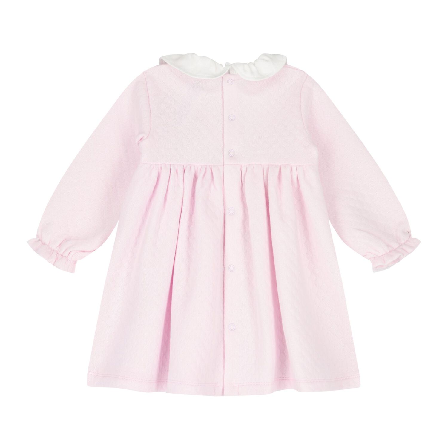 Baby Girls Pink Flower Dress Set, 1, hi-res