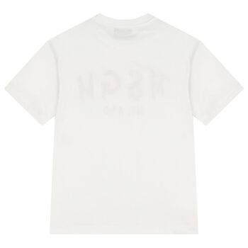 White & Black Logo T-Shirt