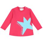 Girls Pink & Blue Star Leggings Set, 1, hi-res