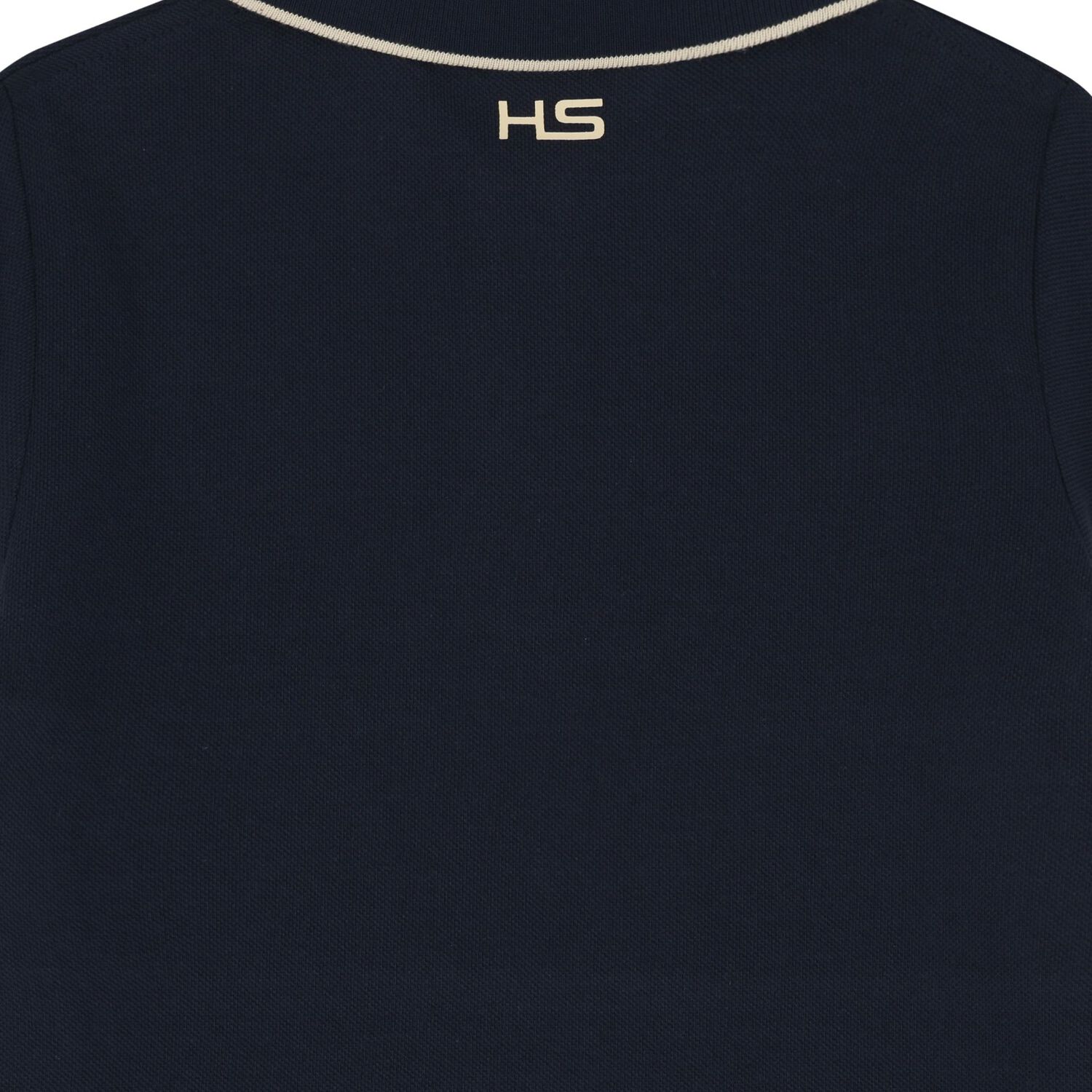Boys Navy Blue & White Polo Shirt, 1, hi-res
