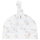 White & Beige Teddy Bear Babygrow Gift Set, 1, hi-res