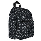 Black Logo Backpack, 1, hi-res