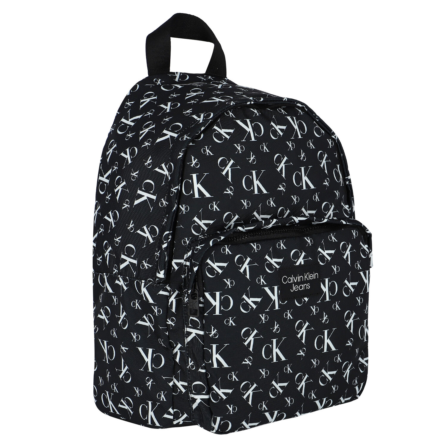 Black Logo Backpack, 1, hi-res