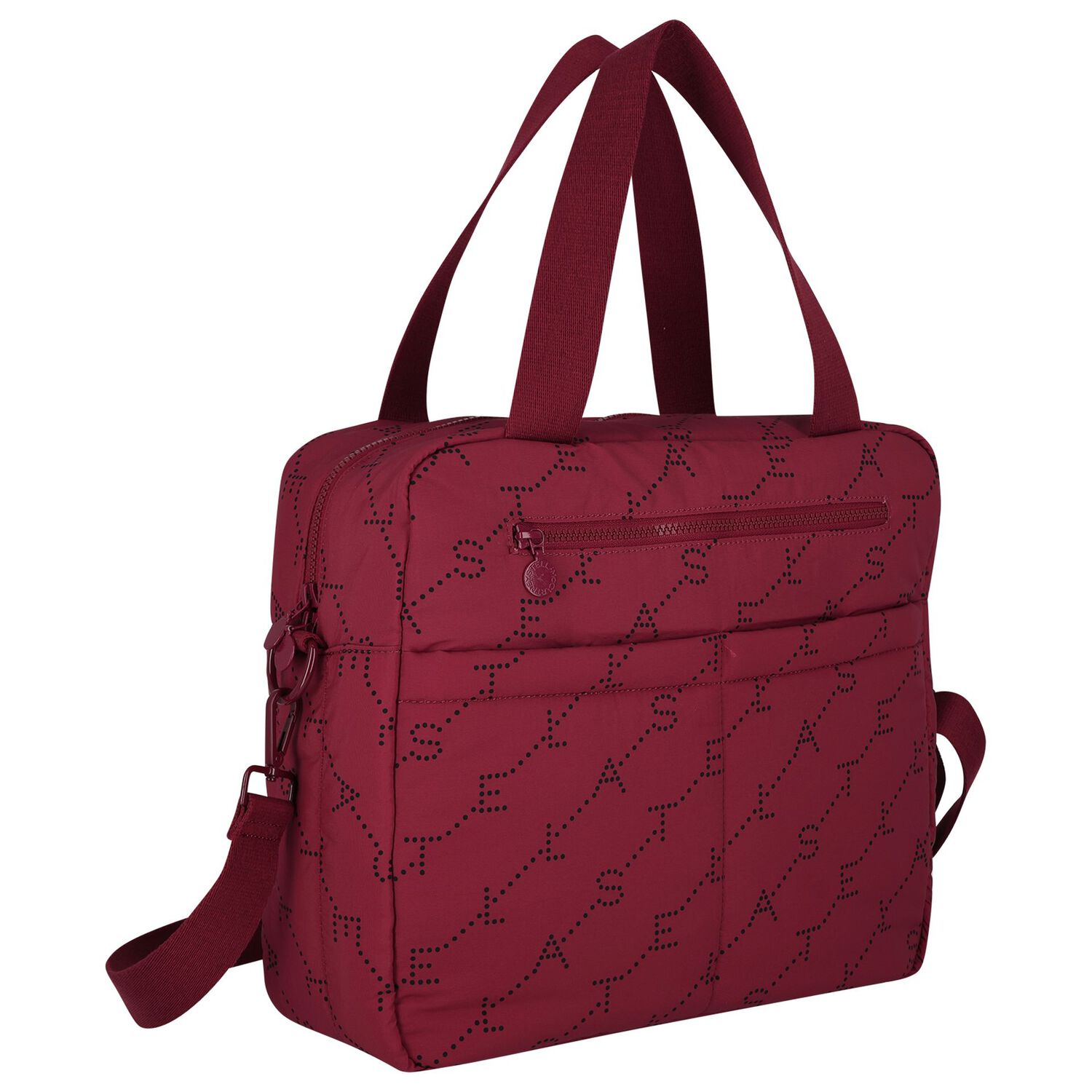 Beige Logo Baby Changing Bag, 1, hi-res