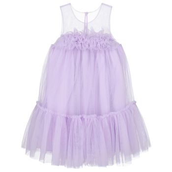 Girls Lilac Tulle Dress