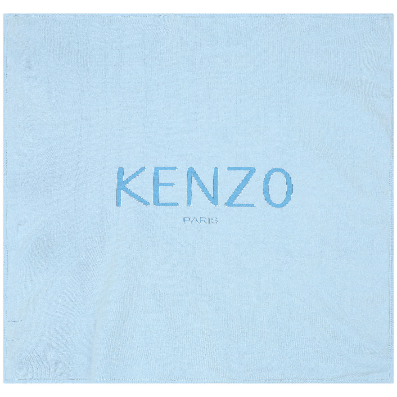Baby Boys Blue Logo Knitted Blanket, 2, hi-res image number null