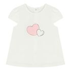 Baby Girls White & Pink Tracksuit Set ( 3 Piece ), 1, hi-res