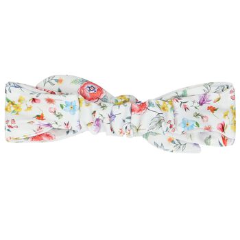 Baby Girls White Floral Headband