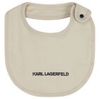 Baby Boys Beige Ikonik Karl Babygrow Gift Set, 1, hi-res