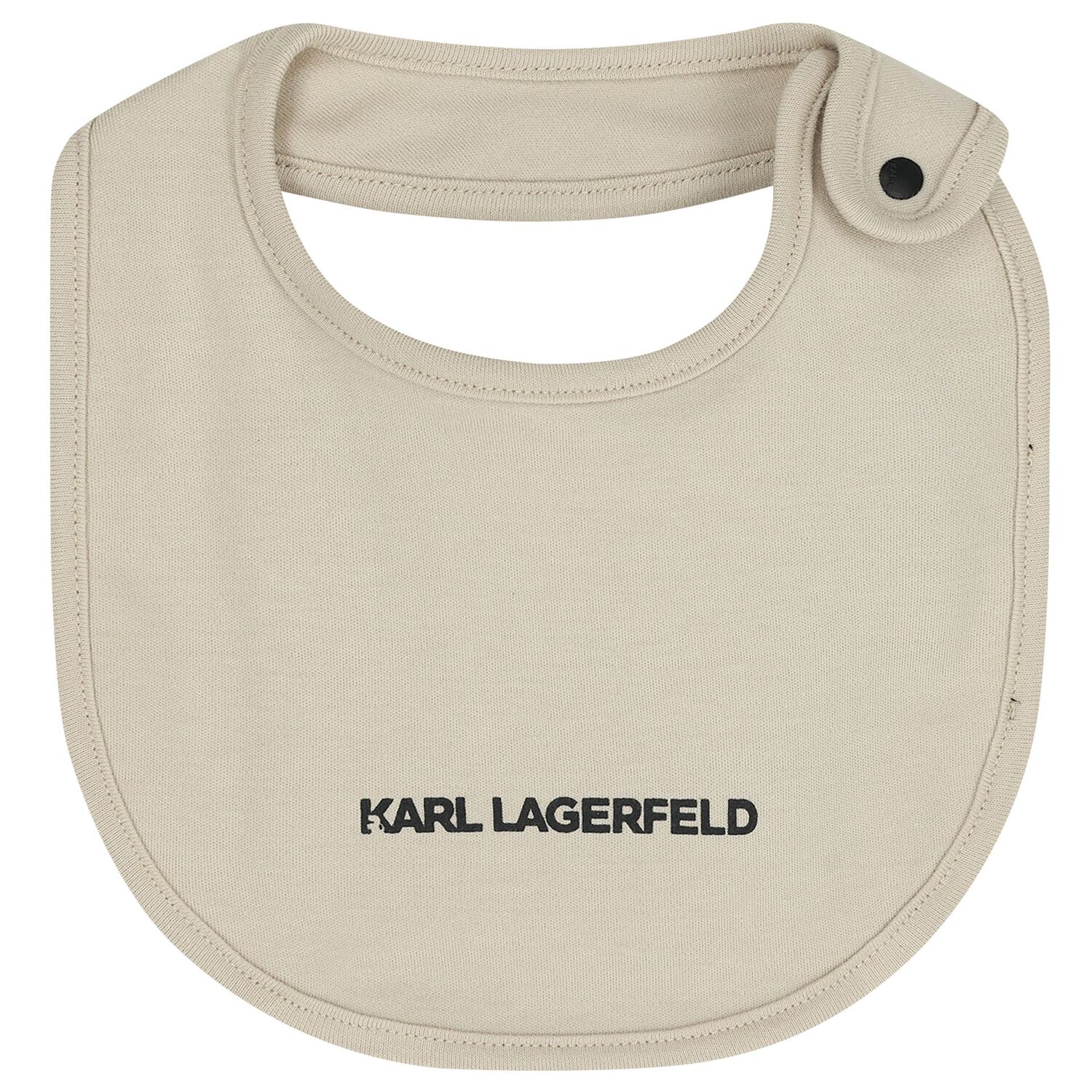 Baby Boys Beige Ikonik Karl Babygrow Gift Set, 1, hi-res