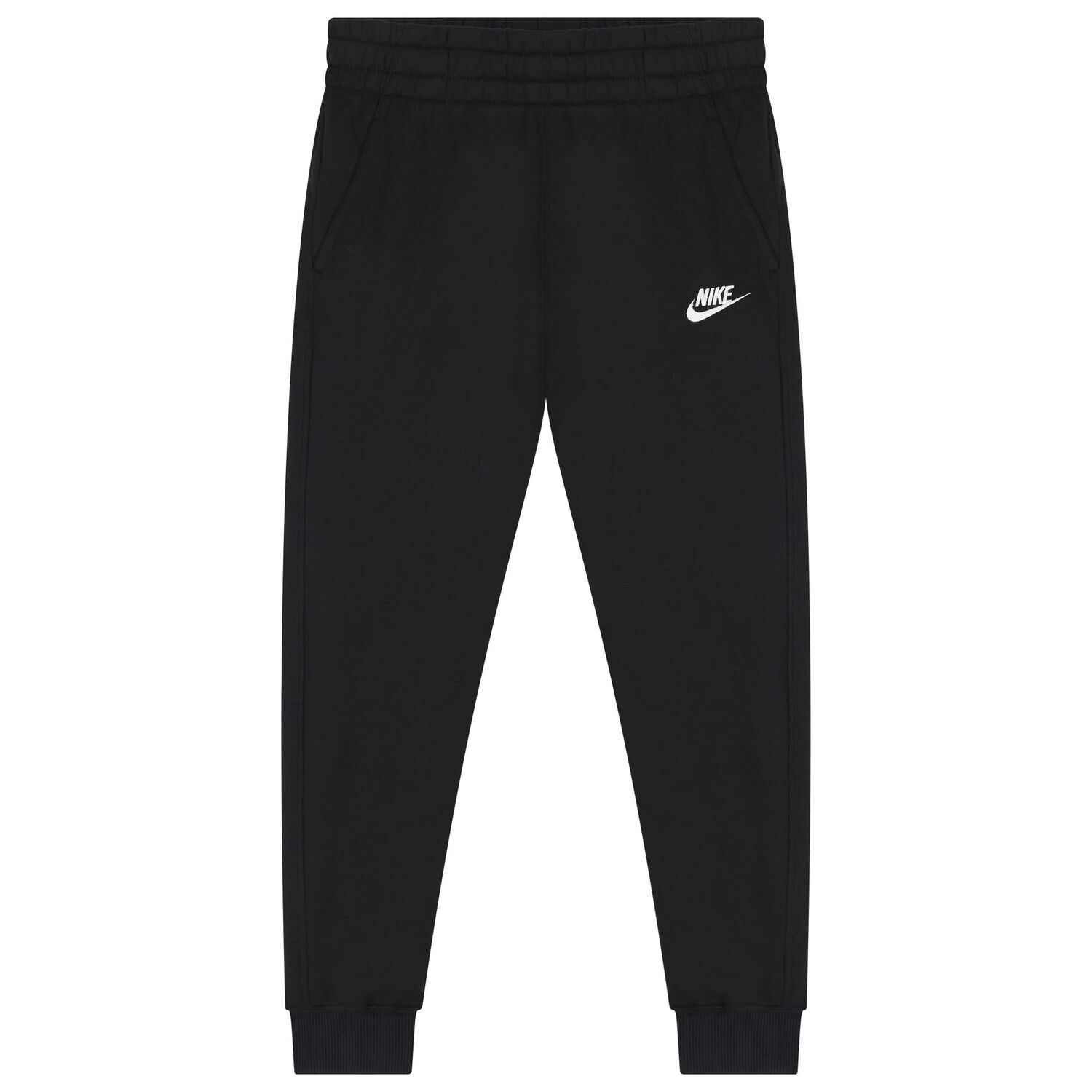 Black Tracksuit with Swoosh Logo, 1, hi-res