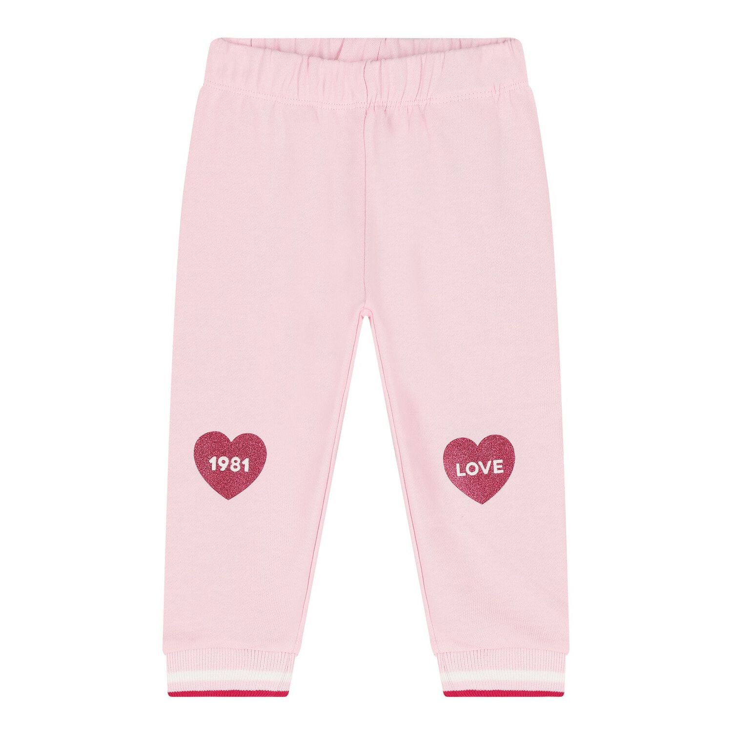 Baby Girls Pink Logo Tracksuit, 2, hi-res