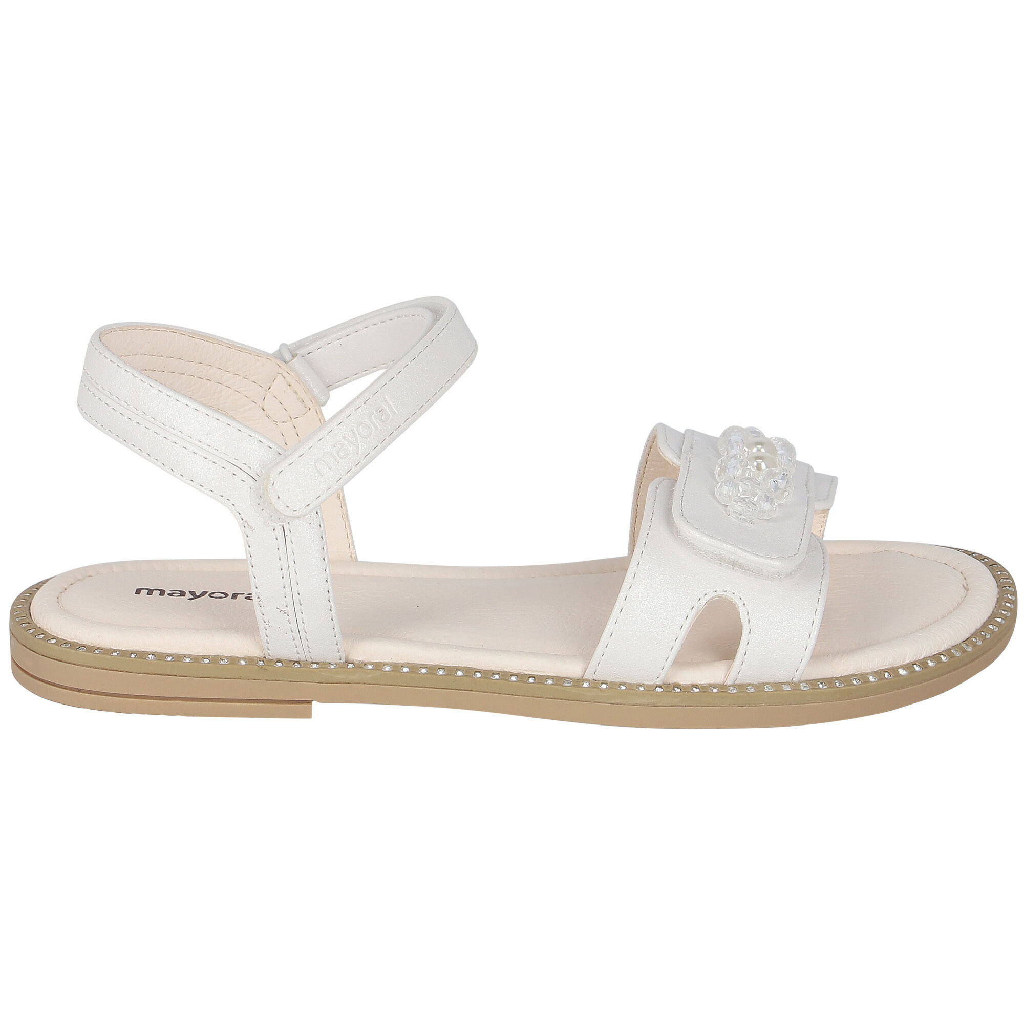 White crystal sandals 2025