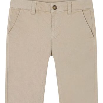 Boys Beige Trousers 