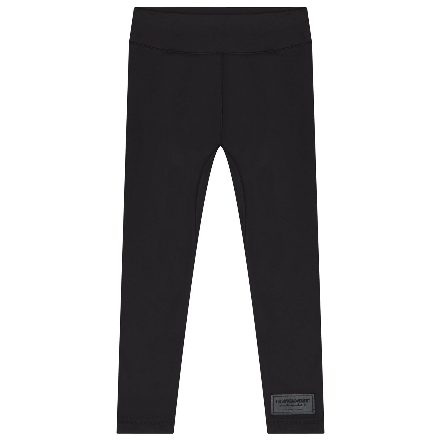 Girls Black Logo Softskin Leggings, 2, hi-res image number null