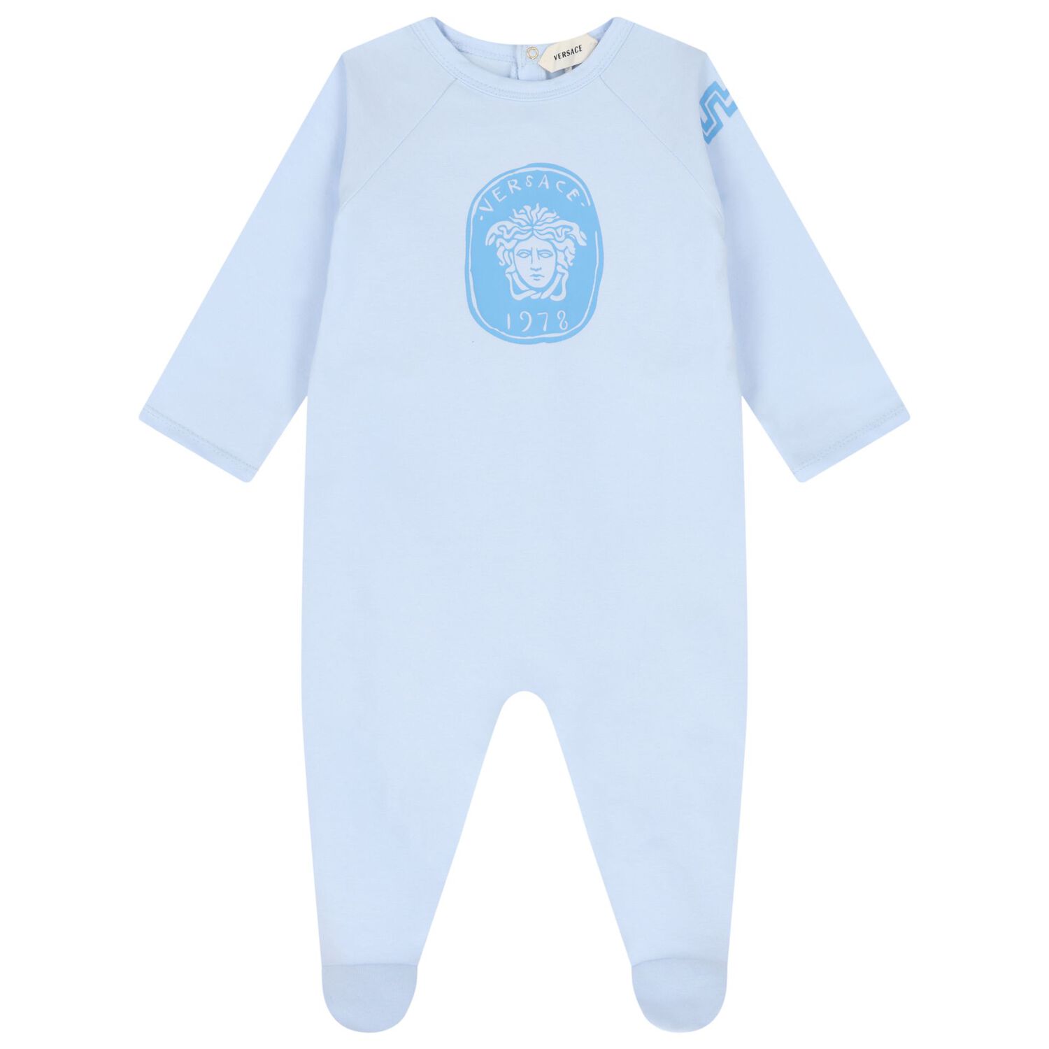 Baby Boys Blue Medusa Babygrow Gift Set, 1, hi-res