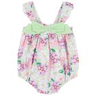 Baby Girls Multi-Colored Floral Romper, 1, hi-res