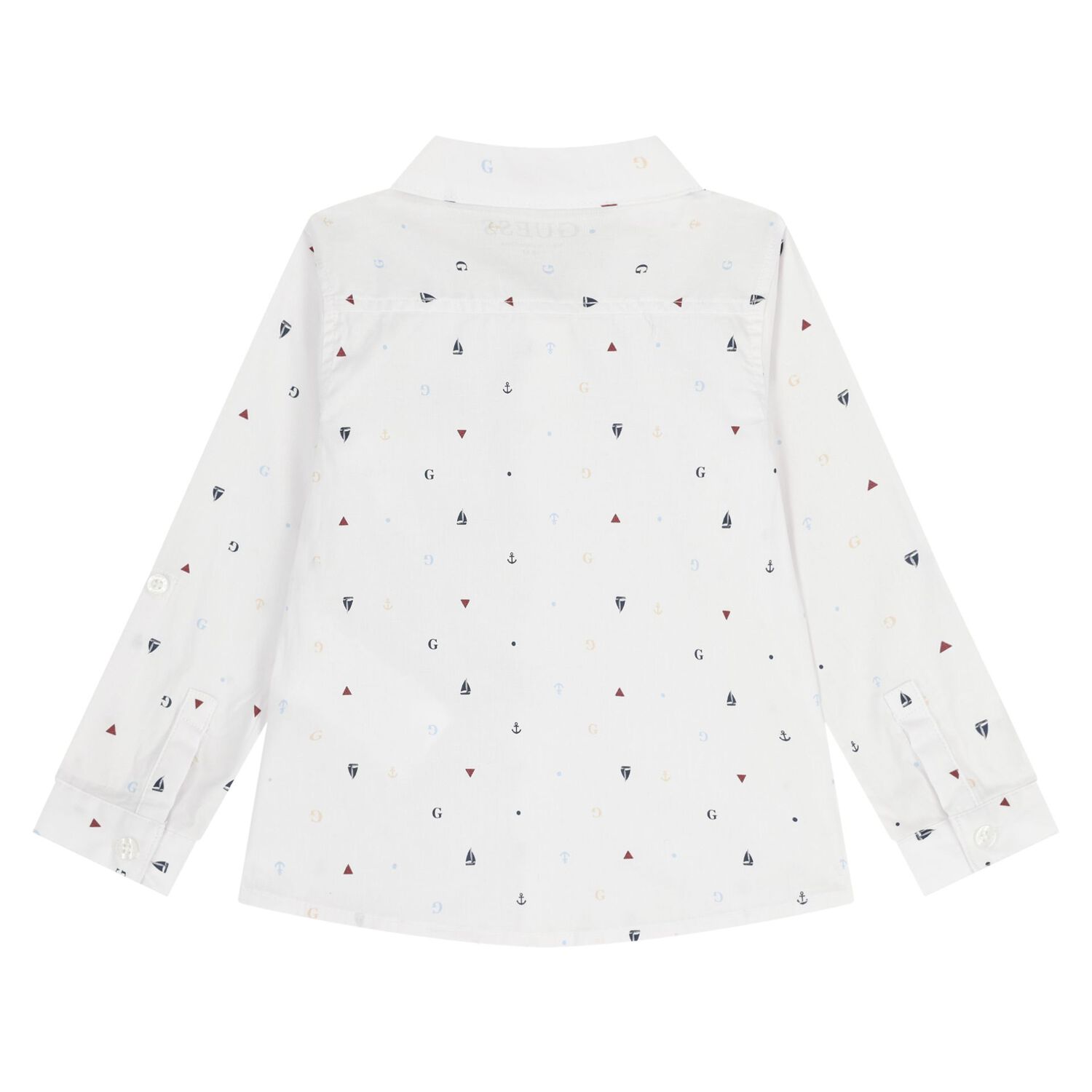 Baby Boys Blue & White Shorts Set, 2, hi-res