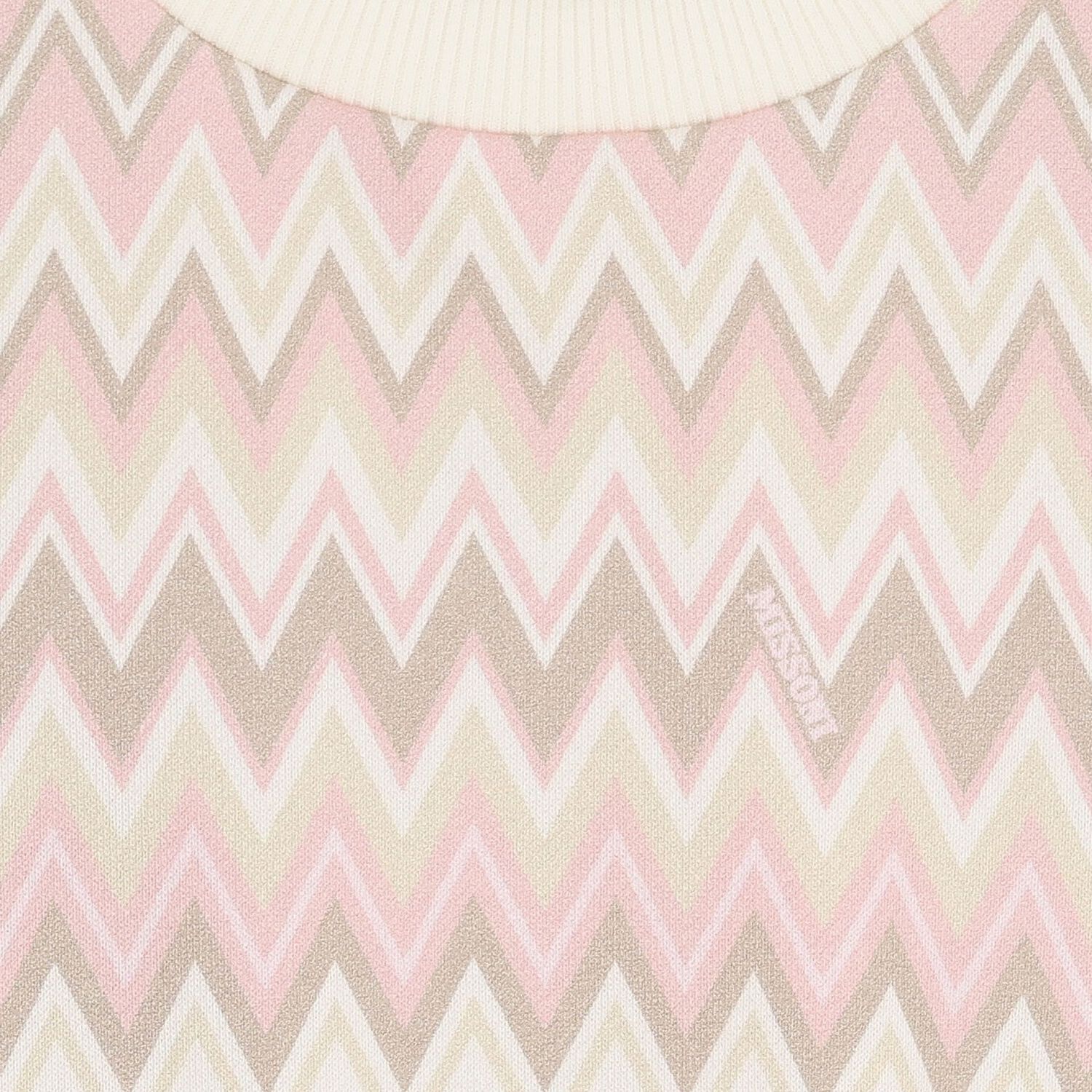 Girls Pink Logo Zig Zag Sweatshirt, 1, hi-res