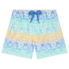 Boys Muti-Colored Logo Swim Shorts, 1, hi-res