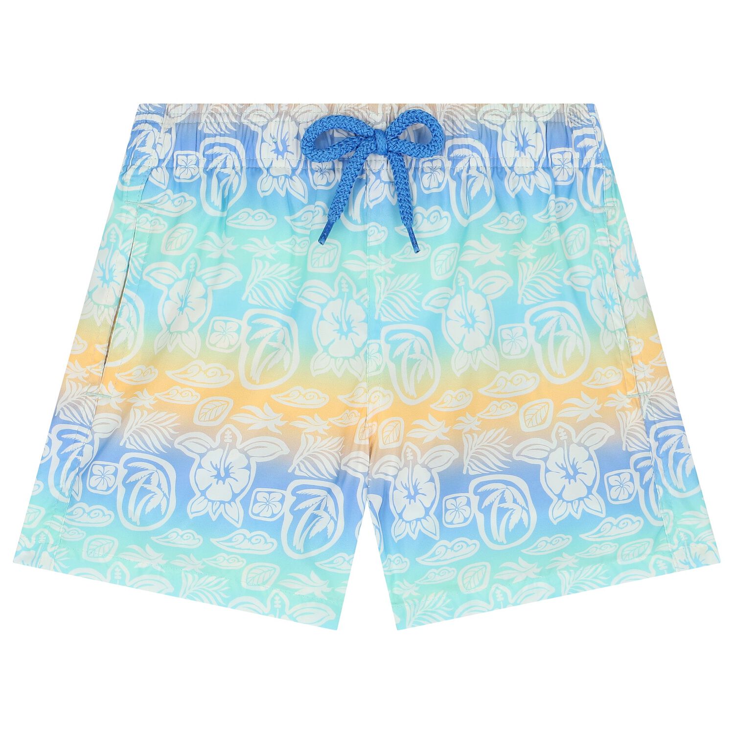 Boys Muti-Colored Logo Swim Shorts, 1, hi-res