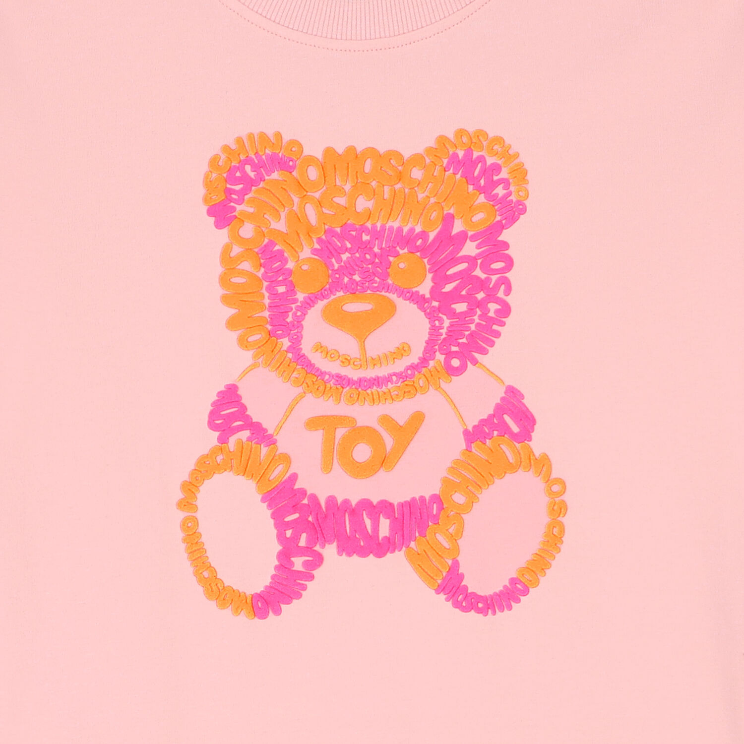 Girls Pink Teddy Logo Dress, 1, hi-res image number null