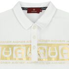 Boys White & Gold Polo Shirt, 1, hi-res