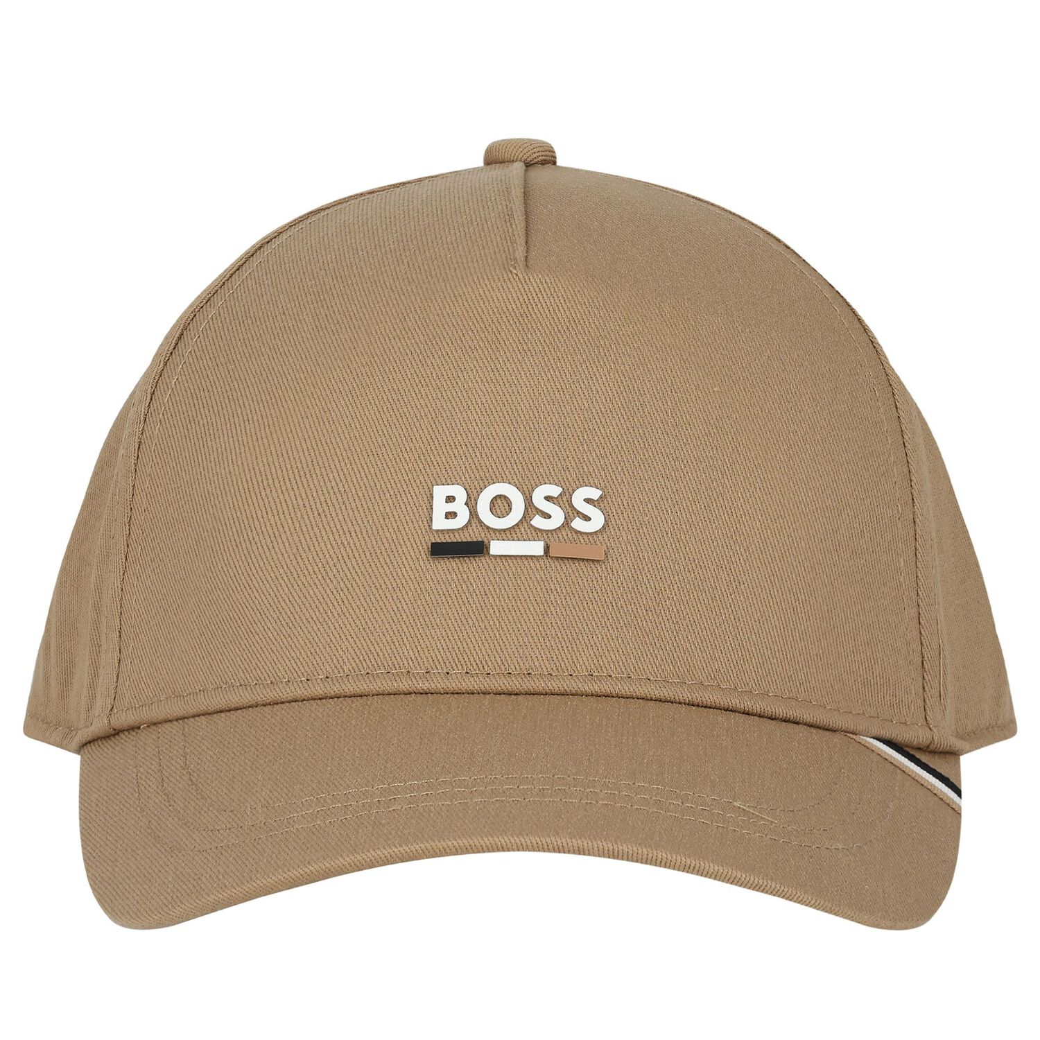 Boys Beige Logo Cap, 2, hi-res