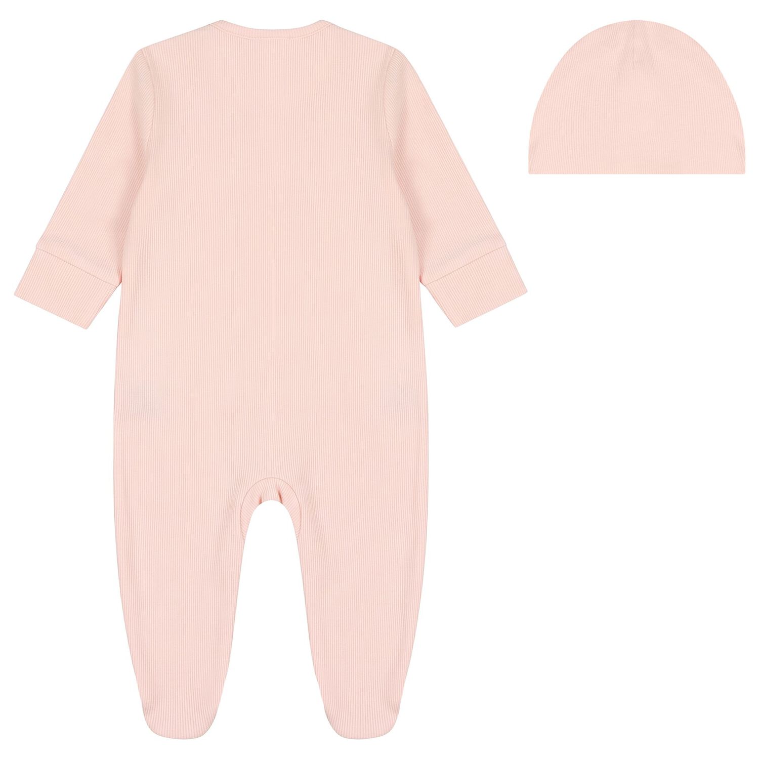 Baby Girls Pink Teddy Bear Logo Babygrow Gift Set, 1, hi-res