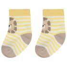 Baby Boys Yellow & White Socks ( 4-Pack ), 2, hi-res