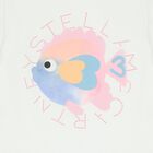 Girls White Fish T-Shirt, 1, hi-res