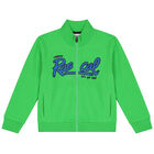 Boys Green & Navy Blue Tracksuit, 1, hi-res