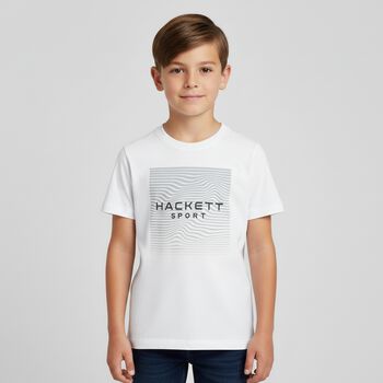 Boys White Logo T-Shirt