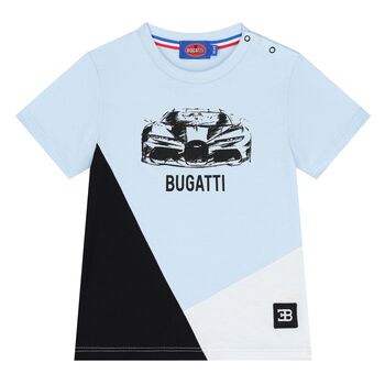 Younger Boys Blue Logo T-Shirt
