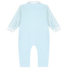 Boys Blue Special Occasion Romper Suit, 1, hi-res