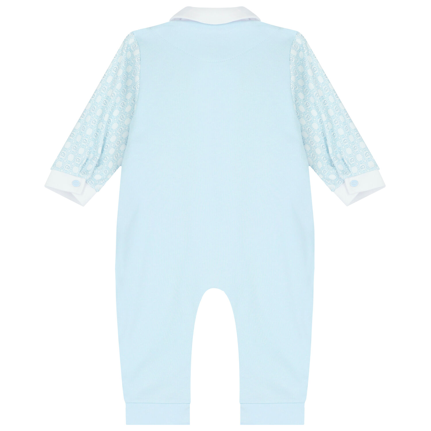 Boys Blue Special Occasion Romper Suit, 1, hi-res
