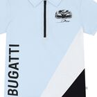 Younger Boys Blue Logo Polo Shirt, 1, hi-res