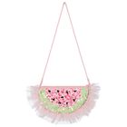 Girls Pink Watermelon Sequin Shoulder Bag, 1, hi-res