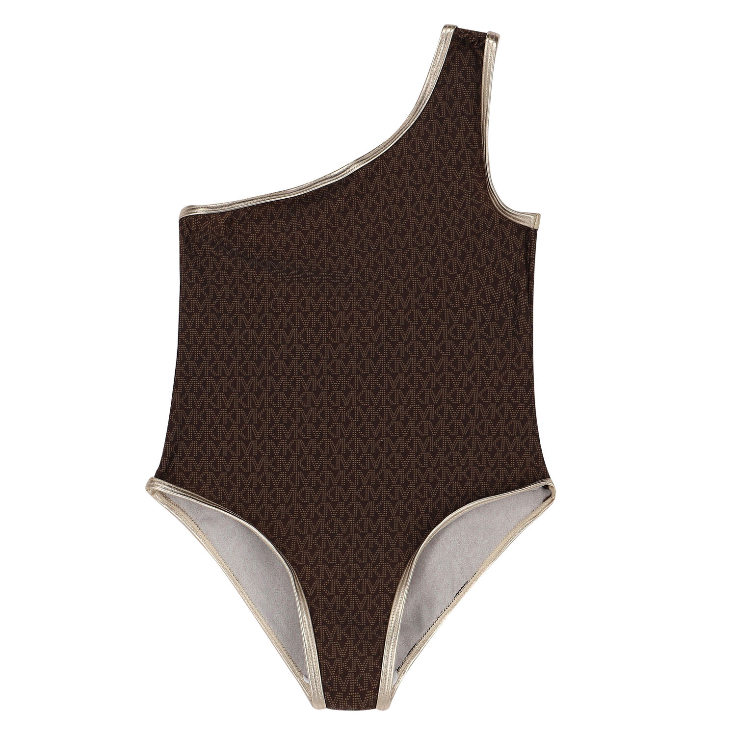 Girls Brown Logo Swimsuit, 1, hi-res image number null