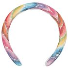 Girls Multi-Coloured Zig Zag Headband, 1, hi-res
