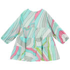 Younger Girls Multi-Coloured Iride Pastel Dress, 2, hi-res