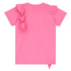 Girls Pink Logo T-Shirt, 1, hi-res