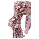 Girls Pink Sequin Headband, 2, hi-res