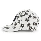 Girls White Flower Cap, 1, hi-res