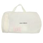 Girls White & Pink Logo Trainers, 1, hi-res