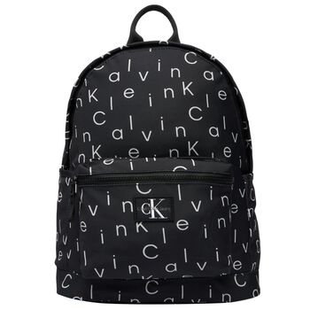 Black Logo Backpack