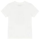 White Teddy Bear Logo T-Shirt, 1, hi-res