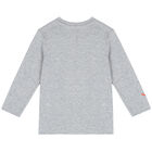 Younger Boys Grey Elephant Logo T-Shirt, 1, hi-res