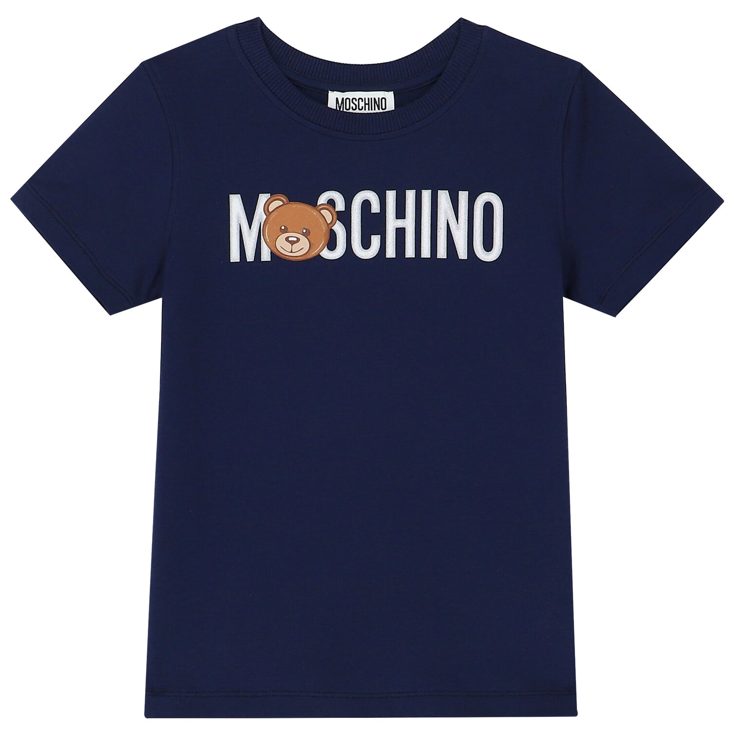 Navy Teddy Logo T-Shirt, 2, hi-res